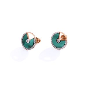Green pie studs
