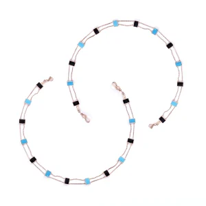 Urbane square stone anklet