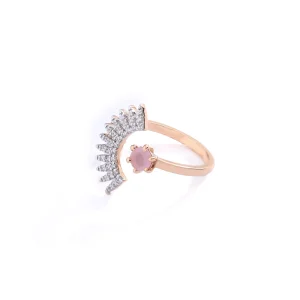 Half moon ring