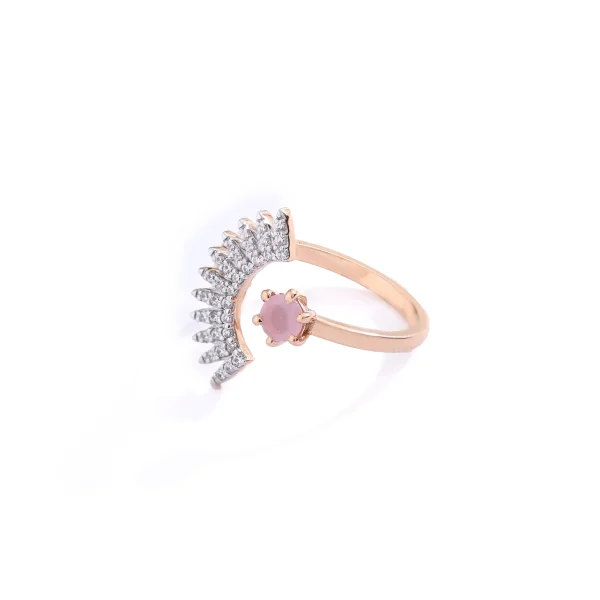 Half moon ring