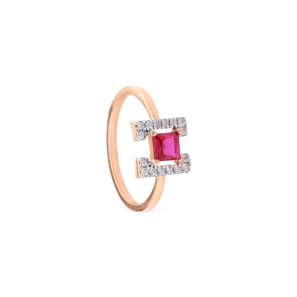 Red drop ring - Image 3