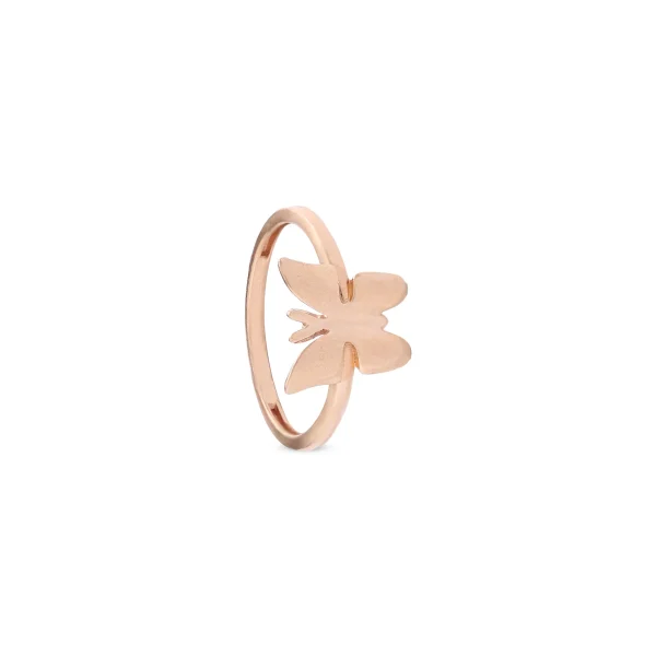 Golden butterfly ring - Image 3