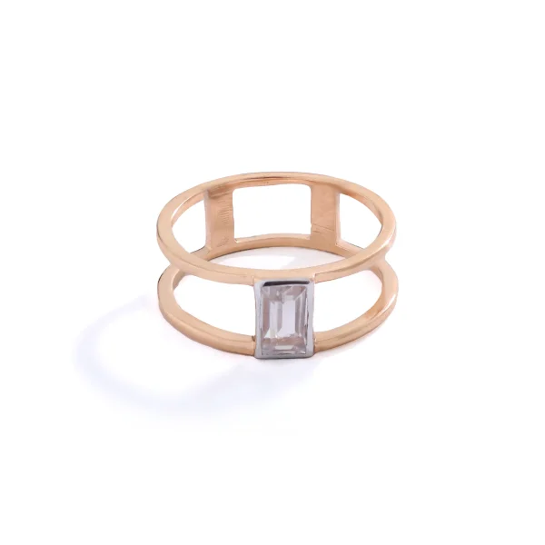 Radiant Rectanglular ring