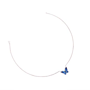 Electric Blue Butterfly chain