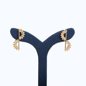 Sunflower 'S' Earrings