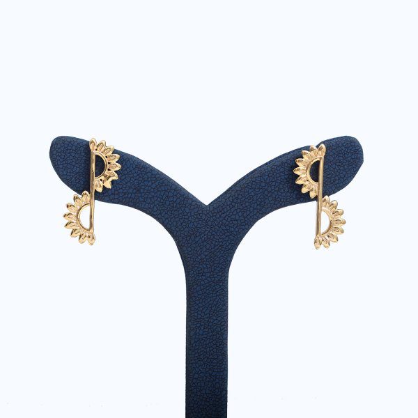 Sunflower 'S' Earrings