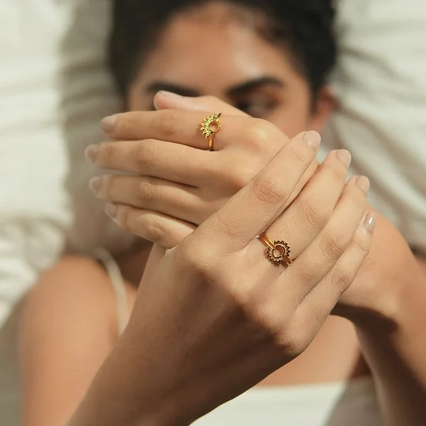 Radiant Sunflower Ring - Image 3