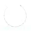 Thin thread pearl flow chain