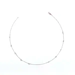 Thin thread pearl flow chain