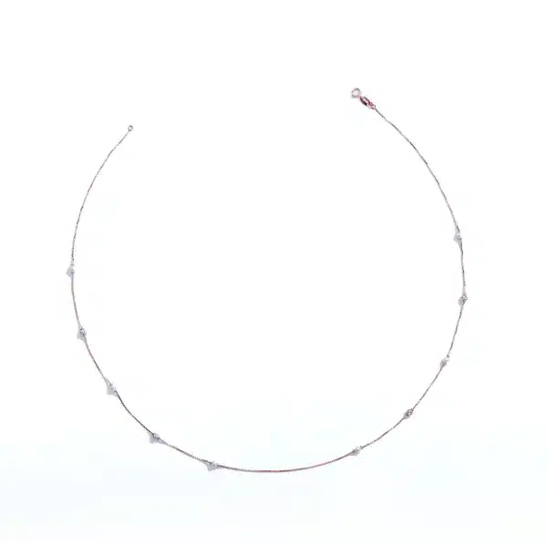 Thin thread pearl flow chain