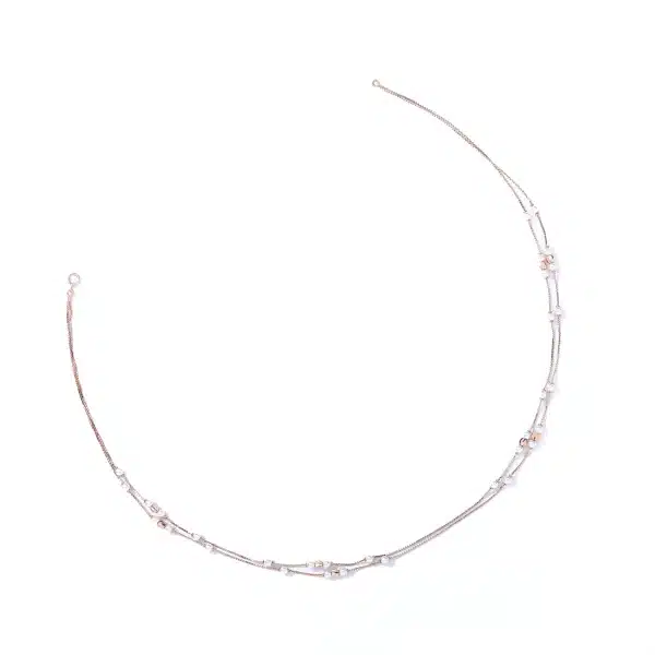 Thin thread pearl flow chain