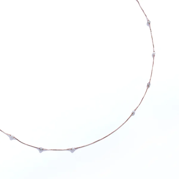 Thin thread pearl flow chain - Image 2