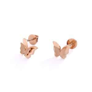 Freedom butterfly studs