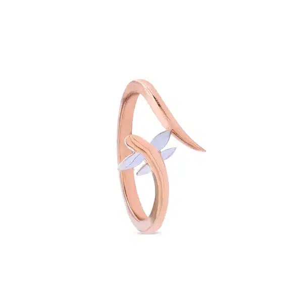 Gilded Petal Wrap Ring - Image 2