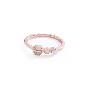 Angular knot ring